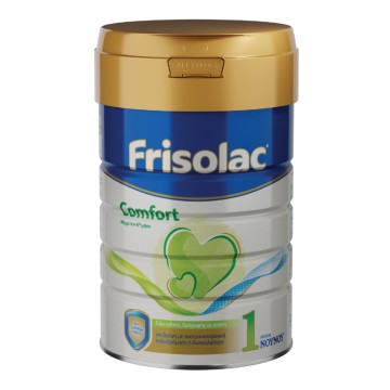 Frisolac Comfort No1 Lait en Poudre pour Bébés avec Reflux Gastro-Œsophagien ou Constipation jusqu'à 6 Mois 400gr