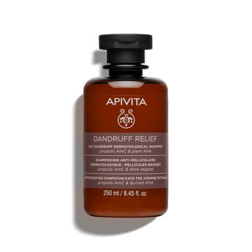 Apivita Δερματολογικό Σαμπουάν κατά της Λιπαρής Πιτυρίδας, 250ml Apivita Δερματολογικό Σαμπουάν κατά της Λιπαρής Πιτυρίδας, 250ml