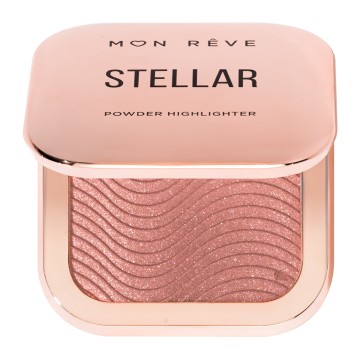 Mon Reve Stellar Powder Highlighter 04 Rose Gold, 8g