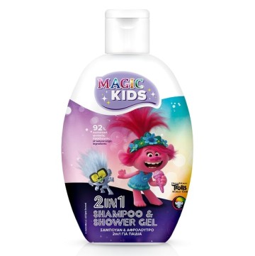 Helenvita Kids shampo dhe xhel dushi me aromë të mrekullueshme dhe ekstrakte luleshtrydhesh, qershie dhe shege 500 ml