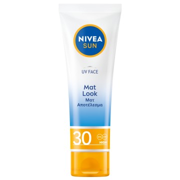 Nivea Sun UV Face Mat Look Cream SPF30, Αντηλιακή για Λιπαρές Επιδε... Nivea Sun UV Face Mat Look Cream SPF30, Αντηλιακή για Λιπαρές Επιδε...