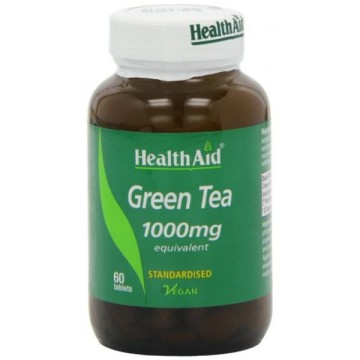 Health Aid Green Tea Πράσινο Τσάι 1000mg, 60tabs