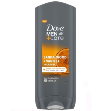 Dove Men Shower Sandalwood & Vanilla 400ml