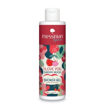 Messinian Spa Je t'aime Cherry Much Gel douche au beurre de karité 300 ml