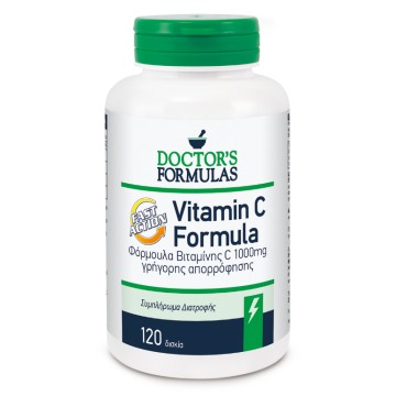 Doctors Formulas Vit.C 1000 Formula Φόρμουλα Βιταμίνης C, 120 Δισκία Doctors Formulas Vit.C 1000 Formula Φόρμουλα Βιταμίνης C, 120 Δισκία