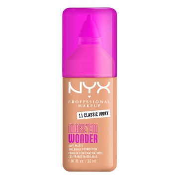 Nyx Make Em Wonder Soft Matte Foundation 11 Classic Ivory 30ml