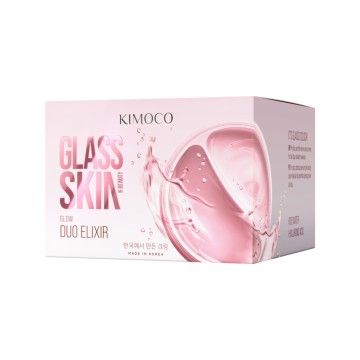 Kimoco Glass Skin Glow Duo Elixir, Κρέμα & Ορός προσώπου για Λάμψη ...