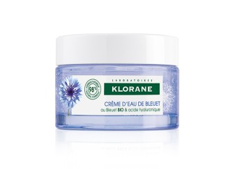 Klorane Bleuet Crema Giorno Idratante con Acido Ialuronico Vegetale 50ml