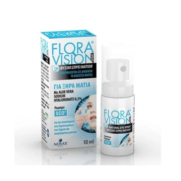 Novax Flora Vision Natural Spray for Dry Eyes, 10ml Novax Flora Vision Natural Spray for Dry Eyes, 10ml