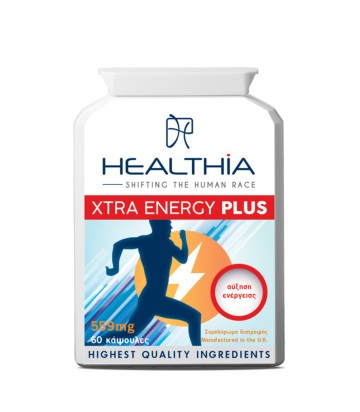 Healthia Xtra Energy Plus 559mg, 60 κάψουλες
