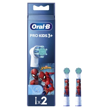 Oral -B Pro Kids Ανταλλακτικά Ηλεκτρικής Οδοντόβουρτσας Spiderman, ...