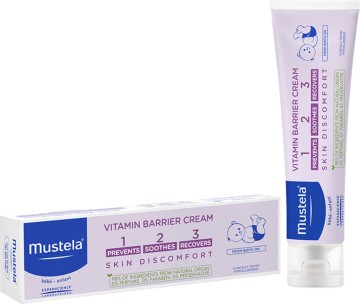 Mustela 123 Vitamin Barrier Cream, Κρέμα Αλλαγής Πάνας 50ml Mustela 123 Vitamin Barrier Cream, Κρέμα Αλλαγής Πάνας 50ml