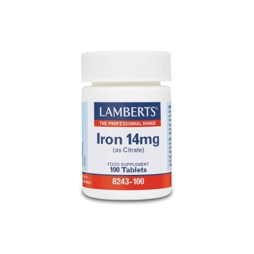 Lamberts желязо 14 mg желязо 100 таблетки