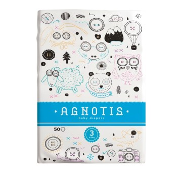Agnotis Baby Couches No3 (4-9 Kg) 50 pcs
