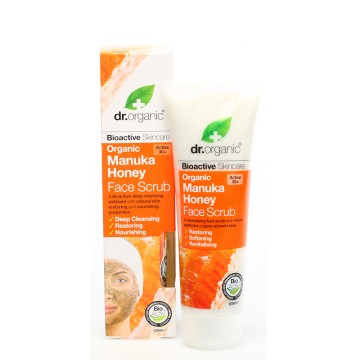 Doctor Organic Manuka Honey Face Scrub 125ml Doctor Organic Manuka Honey Face Scrub 125ml