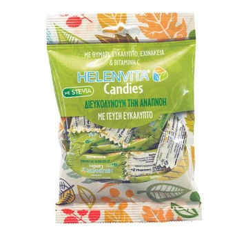 Helenvita Candies, Καραμέλες για τον Λαιμό με Γεύση Ευκάλυπτο 20τμχ Helenvita Candies, Καραμέλες για τον Λαιμό με Γεύση Ευκάλυπτο 20τμχ