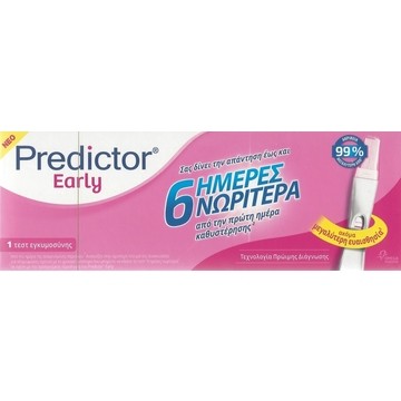 Predictor Early 6 Days Early, тест на беременность 1 шт.