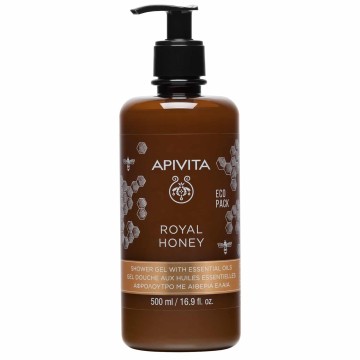 Apivita Royal Honey, Кремообразен душ гел с етерични масла 500мл