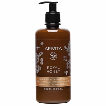 Apivita Royal Honey, cremiges Duschgel mit ätherischen Ölen 500 ml