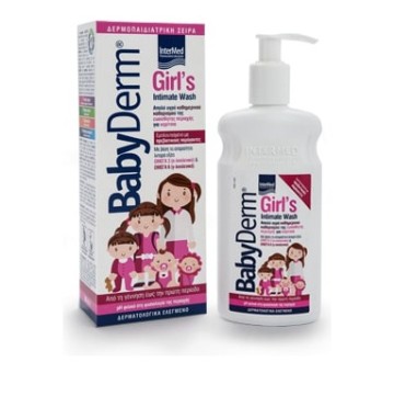 Intermed Babyderm Girls Средство для интимной гигиены, очищающее средство для чувствительной кожи для девочек 300 мл
