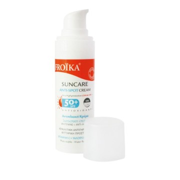 Froika Suncare Anti-Spot Cream SPF50+, Αντηλιακή Κρέμα Προσώπου Κατά των Πανάδων 30ml