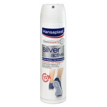 Hansaplast Silver Active Spray anti-transpirant pour les pieds 150 ml