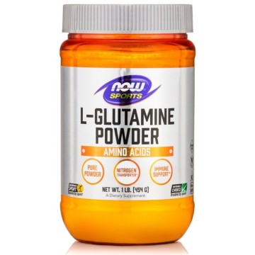 Порошок L-глютамина Now Foods Sports 454 г