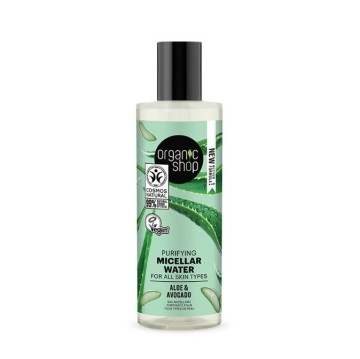 Organic Shop Eau Micellaire Démaquillante Avocat & Aloès 150ml