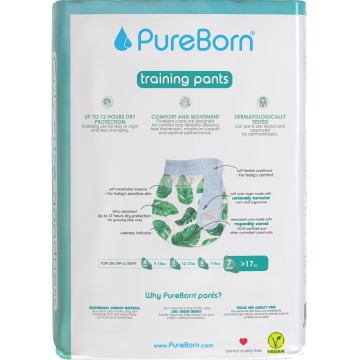PureBorn Training Pants No 7 (17kg+), 16 pieces