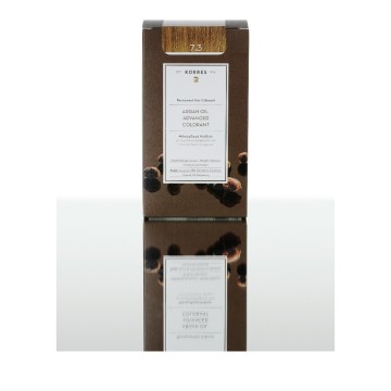Korres Βαφή ARGAN OIL Advanced Colorant 7.3 Ξανθό Χρυσό/Μελί
