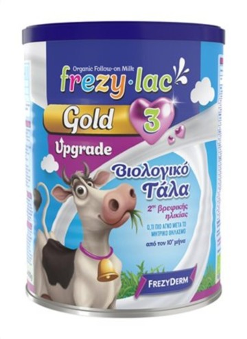 Frezylac Gold 3 Upgrade Βιολογικό Γάλα από τον 10ο Μήνα, 400gr Frezylac Gold 3 Upgrade Βιολογικό Γάλα από τον 10ο Μήνα, 400gr