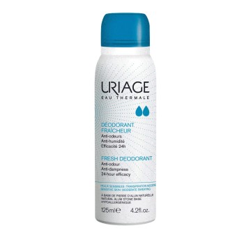 Uriage Déodorant Fraicheur B, Déodorant Spray Anti-Odeurs, 125 ml