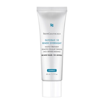 SkinCeuticals Glycolic 10 Renew Overnight Crema notte riparatrice con acido glicolico per rinnovamento e lucentezza 50 ml