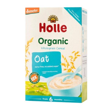 Holle Organic Δημητριακά Ολική Άλεσης με Βρώμη από 6 Μηνών, 250g Holle Organic Δημητριακά Ολική Άλεσης με Βρώμη από 6 Μηνών, 250g