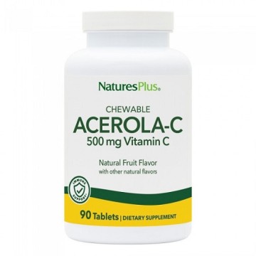 Natures Plus Acerola-C Chewable 500mg 90 tabs Natures Plus Acerola-C Chewable 500mg 90 tabs