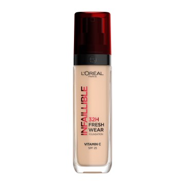 LOreal Paris Fond de Teint Infaillible 32H Fresh Wear 132 Sous-Ton Chaud 30 ml