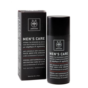 Apivita Mens Care Κρέμα για Πρόσωπο και Μάτια κατά των Ρυτίδων και ... Apivita Mens Care Κρέμα για Πρόσωπο και Μάτια κατά των Ρυτίδων και ...