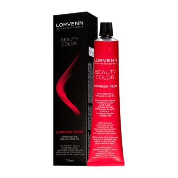 Lorvenn Beauty Color Supreme Red Βαφή Μαλλιών