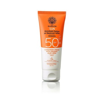 Garden Organic Aloe Vera SPF50 Sunscreen Face Cream 50ml