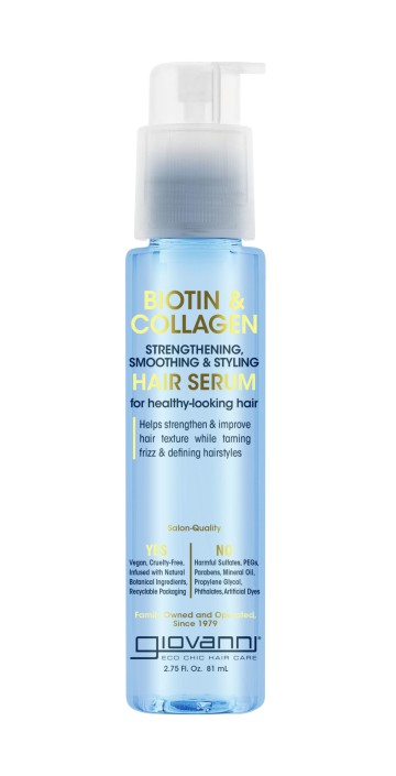 Biotin & Collagen Strengthening, Smoothing & Styling Hair Serum 81ml Biotin & Collagen Strengthening, Smoothing & Styling Hair Serum 81ml