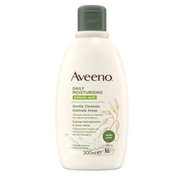 Aveeno Daily Moisturizing Intimate Wash Cleansing Liquid за чувствителната зона, с аромат на ванилия 300 ml