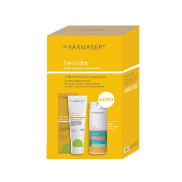 Pharmasept Promo Heliodor детский солнцезащитный крем SPF 50 150 мл и детская мягкая ванна 250 мл