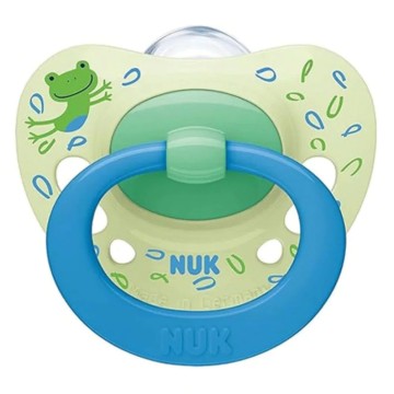 Nuk Signature Πιπίλα Σιλικόνης Βατραχάκι 18-36m 1 τεμάχιο Nuk Signature Πιπίλα Σιλικόνης Βατραχάκι 18-36m 1 τεμάχιο