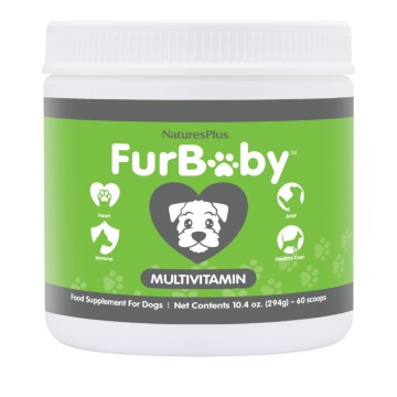 Natures Plus FurBaby мултивитаминна здравна добавка за кучета 294g