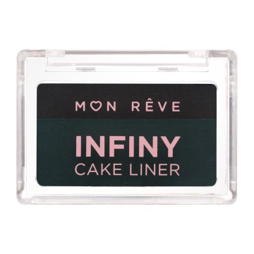 Mon Reve Infiny Cake Liner 02 Deep Jungle & Noir 3g