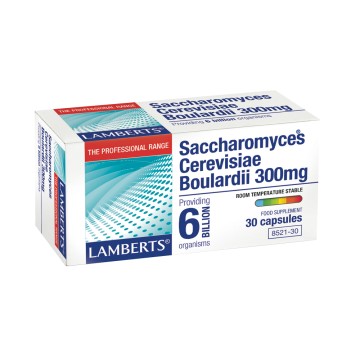 Lamberts Saccharomyces Boulardii, Saccharomyces Boulardii 300 мг 30 капсул
