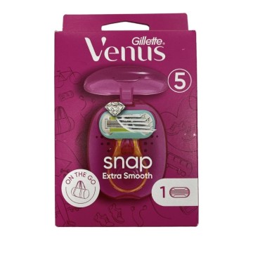 Gillette Venus Snap Extra Smooth Ξυραφάκι Σώματος με Ανταλλακτική Κεφαλή 5 Λεπίδων & Λιπαντική Ταινία