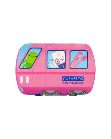 Curaprox Travel Set Kids Pink with Toothpaste Watermelon 10ml