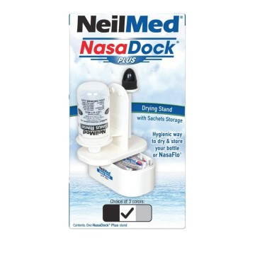 NeilMed Nasa Dock Plus Подставка для сушки с хранением саше, подставка для хранения промывания носовых пазух, 1 шт.