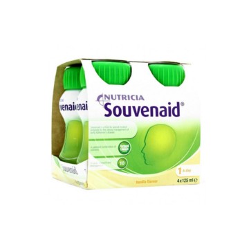 Nutricia Souvenaid με Γεύση Βανίλια, 4x125ml